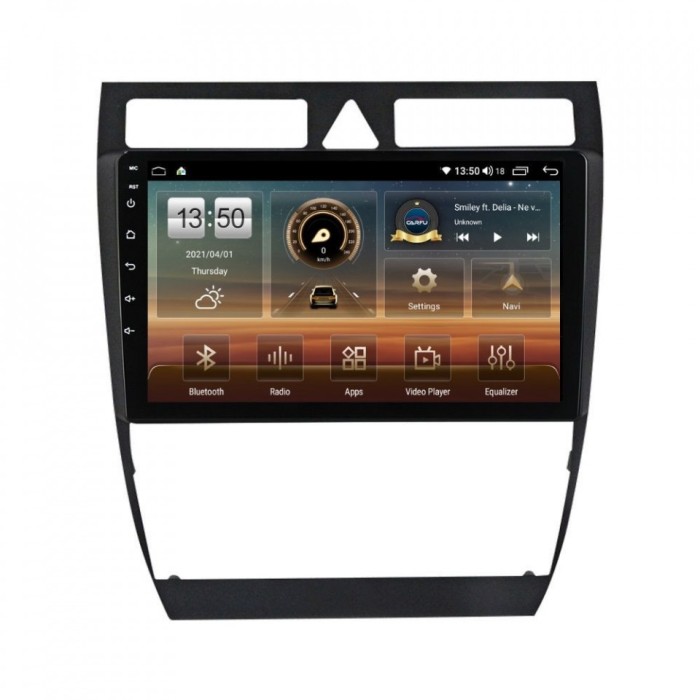 Navigatie dedicata cu Android Audi A6 (C5) 1997 - 2005, 6GB RAM, Radio GPS Dual