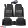 Volkswagen Touareg Covorașe Auto TeamCar&reg; Tip Tăviță Compatibile (2002&ndash;2010) - Silver, Cauciuc, Oem