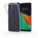 Husa pentru Motorola Moto G Pure, Silicon, Transparent, 56644.03, kwmobile, Carcasa