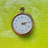G44-Ceas buzunar argint gravat dama 1880 VICTORIA CUIVRE PC 800 nefunctional.