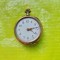 G44-Ceas buzunar argint gravat dama 1880 VICTORIA CUIVRE PC 800 nefunctional.