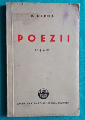 Panait Cerna &amp;ndash; Poezii ( editie din 1944 ) foto