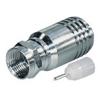 Mufa F tata, sertizare pe cablu coaxial, 10 mm, 330477