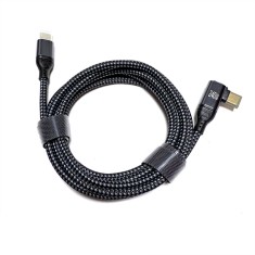 Cablu USB Type C 2.0 la USB Type C 480Mbs 240W 2m Side Bend