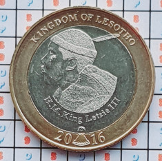 Lesotho 5 Maloti 2016 UNC - Letsie III (50 Years of Independence) - A028 foto