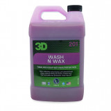 Cumpara ieftin Sampon Auto cu Ceara 3D Wash N Wax, 3.78L