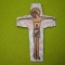 Crucifix din cupru emailat