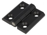 Balama Neagră 60mm Aliaj Aluminiu și Zinc