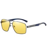 Ochelari cu protectie uv pentru barbati, lm001, gun color / photochromic
