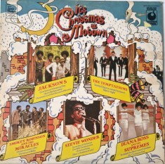 Various &ndash; It's Christmas In Motown _ NM / VG+ vinil, LP, disc muzica de Sarbatori, de Craciun _ Sounds Superb, UK, 1973