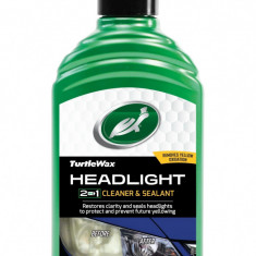 Turtle Wax Headlight Cleaner &amp; Sealant 2 In 1 Pasta Restaurat Polisat Si Protectie Faruri 300ML TW FG53182