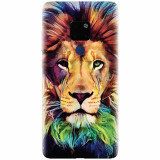 Husa silicon pentru Huawei Mate 20, Colorfull Lion