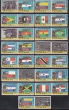 Panama 1980 - Cupa Mondială de fotbal - Argentina 1978 și Spania 1982, Supratipar folie Aur, MNH, Nestampilat