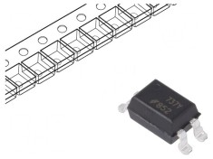Optocuplor SMD 5kV Darlington 4 pini Gull Wing foto