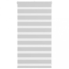 vidaXL Jaluzea tip zebra gri deschis lățime țesătură 80,9 cm poliester