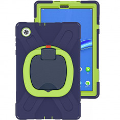 Carcasa TECH-PROTECT X-Armor compatibila cu Lenovo Tab M10 TB-X306 10.1 inch Navy/Lime foto