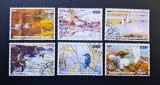 Republica Democrată Congo 2003 - Seria Completă &bdquo;Ornitologie / Păsări Acvatice, Răpitoare și Rotary International&rdquo; 6 Valori Ștampilat - Cod: -SW13