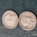 Marea Britanie 3 PENCE 1900 , 1909 , argint