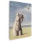 Tablou pictura Cand suna ceasul de Magritte 2134 Tablou canvas pe panza CU RAMA 70x100 cm