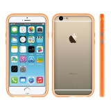 Cumpara ieftin Husa Telefon Bumper Silicon iPhone 6 6s Orange BeHello