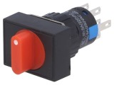 Comutator rotativ 3 poziții, LED roșu