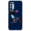 Husa compatibila cu Oppo A5 (2020) model Bikemania, Silicon, TPU, Viceversa, Transparent, Carcasa