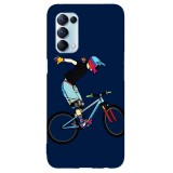 Husa compatibila cu Oppo A12 5G model Bikemania, Silicon, TPU, Viceversa, Transparent, Carcasa