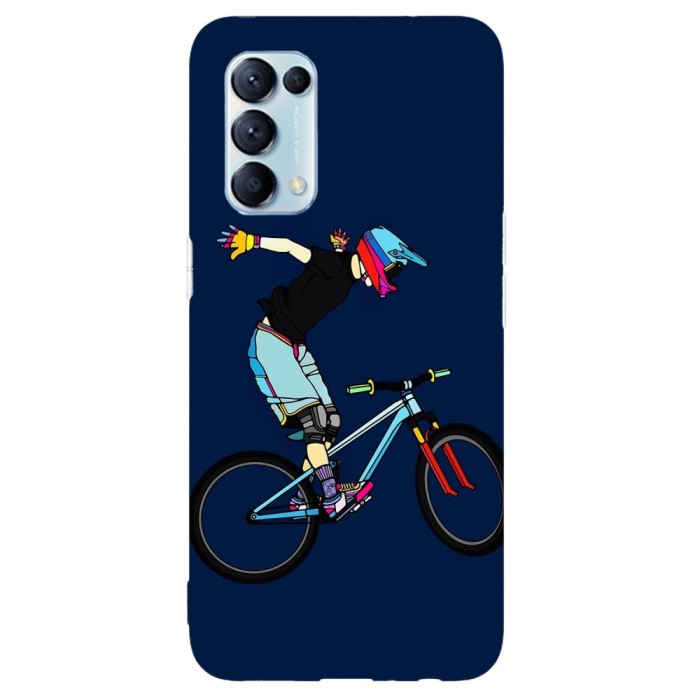 Husa compatibila cu Oppo A73 model Bikemania, Silicon, TPU, Viceversa