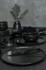 Keramika Set de vesela - Nordic Mat Black - 18 bucăți - 6 persoane - Stoneware
