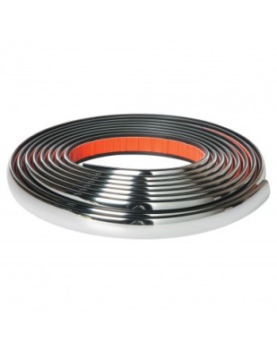 Ornament cromata interior exterior, 5mx21mm pentru decor auto foto