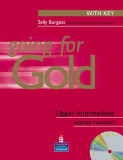 Going for Gold Upper-Intermediate Language Maximiser with Key &amp; CD Pack - Paperback brosat - Sally Burgess - Pearson