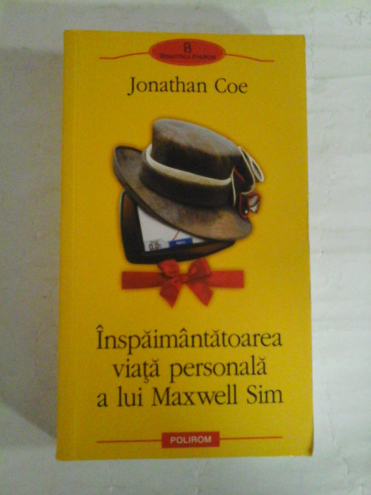 Inspaimantatoarea viata personala a lui Maxwell Sim (roman) - Jonathan COE