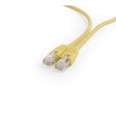 PATCH CORD UTP GEMBIRD Cat6, cupru-aluminiu, 0.5 m, galben, AWG26, &quot;PP6U-0.5M/Y&quot; (timbru verde 0.08 lei)
