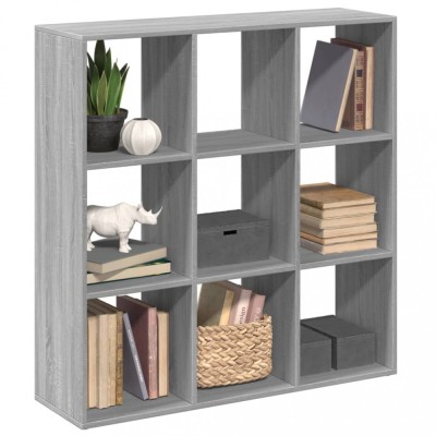 vidaXL Bibliotecă/separator cameră gri sonoma 102x29x103,5 cm lemn foto