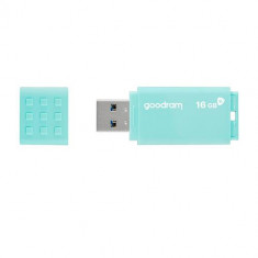 Memorie USB 3.0, 16 GB, Goodram UME3 Care, cu capac, albastra