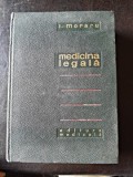 Carte Medicina Legala - Autor I. Moraru - Editura Medicala, 1967, 887 pagini, Coperta Cartonata