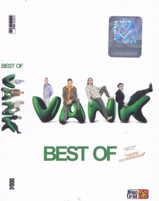 Caseta audio: Vank - Best of ( 2004 , originala , stare foarte buna )