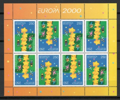 Belarus 2000 Mi 369 klb MNH - Europa foto
