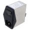Conector IEC 60320 FKID Filter C14 2A STD SCHURTER