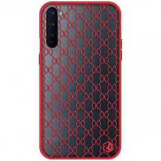 Husa Plastic - TPU Pinwuyo Series 2 pentru OnePlus Nord, Waterproof, Rosie