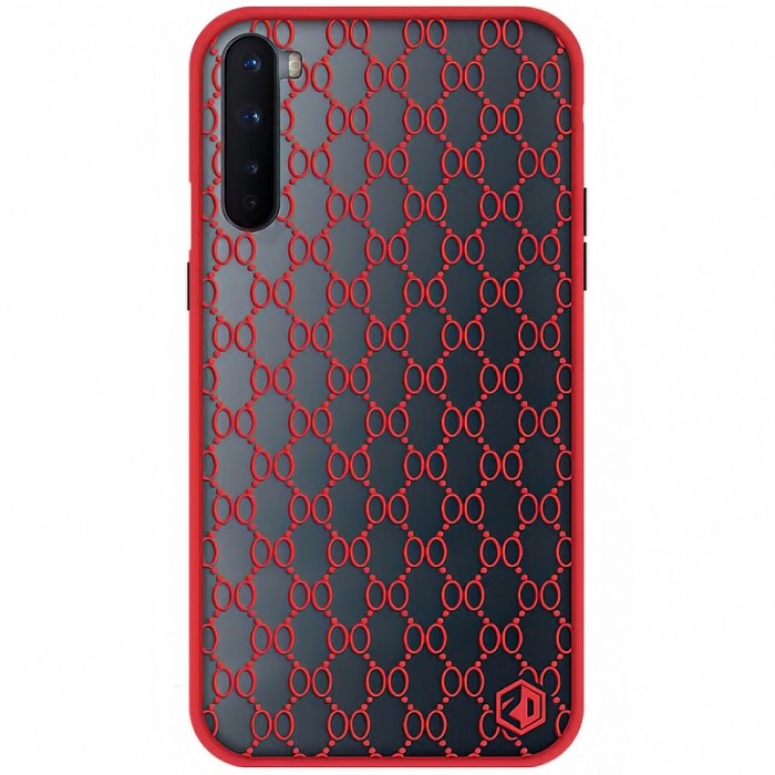 Husa Plastic - TPU Pinwuyo Series 2 pentru OnePlus Nord, Waterproof, Rosie