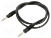 Cablu de măsurare Hirschmann T&amp;M 1m 60V 16A negru SML 100/1