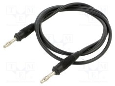 Cablu de măsurare Hirschmann T&amp;M 1m 60V 16A negru SML 100/1