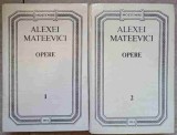 Opere Vol. 1-2 Alexei Mateevici (Rom&acirc;nă &amp; Rusă) - Ed. Știința 1993, Hardcover, Poezii Complete