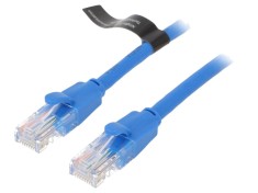 Cablu Patch Cord U/UTP Cat6 Albastru 5m