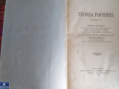 Teoria poprirei - Negulescu foto