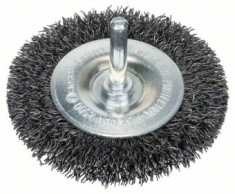 Perie-disc de sarma ondulata 75x0,3mm otel 75mm, 0,3mm, 8mm - 3165140035989