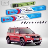 Cumpara ieftin Ștergătoare Skoda Yeti 5L 2009-2017 | Set Față și Spate Flat &ndash; TeamCar&reg;