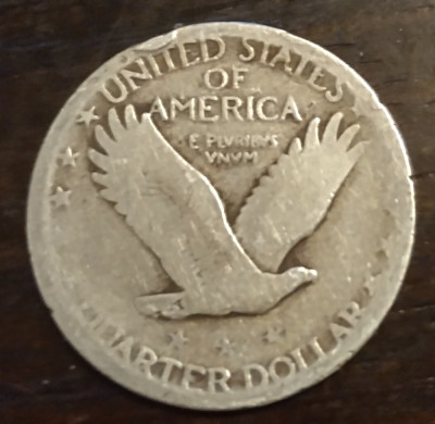 Moneda SUA - Quarter Dollar - Anii &amp;#039;20 - D - Argint foto