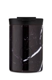 24bottles - Cana termica Travel Tumbler Black Marble 350ml